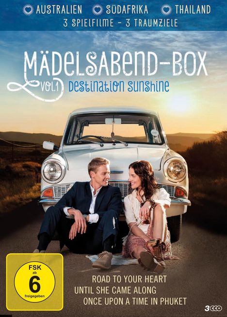 Mädelsabend Box Vol. 1: Destination Sunshine, 3 DVDs