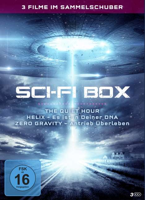Sci-Fi Box (3 Filme im Sammelschuber), 3 DVDs