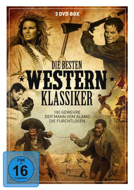 Die besten Westernklassiker, 3 DVDs