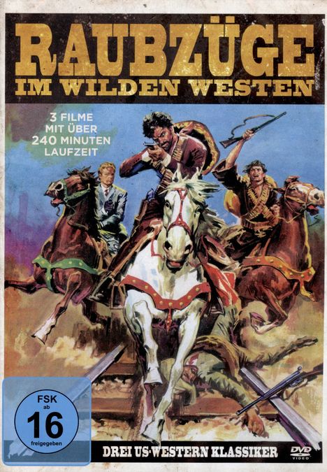 Raubzüge im Wilden Westen (3 Filme), DVD