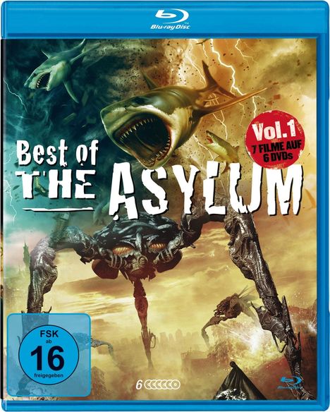 Best of The Asylum Vol. 1 (7 Filme auf 6 Blu-rays), 6 Blu-ray Discs