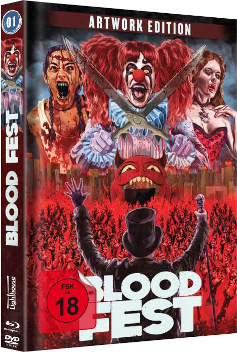 Blood Fest (Blu-ray &amp; DVD im Mediabook), 1 Blu-ray Disc und 1 DVD