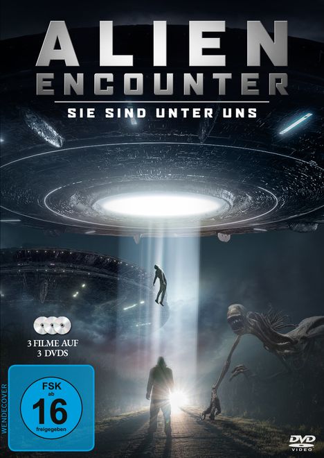 Alien Encounter - Sie sind unter uns (3 Filme), 3 DVDs