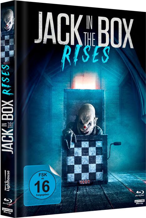 Jack in the Box: Rises (Ultra HD Blu-ray &amp; Blu-ray im Mediabook), 1 Ultra HD Blu-ray und 1 Blu-ray Disc