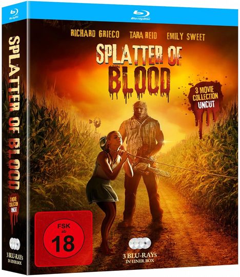 Splatter of Blood Collection (Blu-ray), 3 Blu-ray Discs