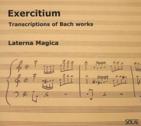 Johann Sebastian Bach (1685-1750): Kammermusik "Exercitium", CD