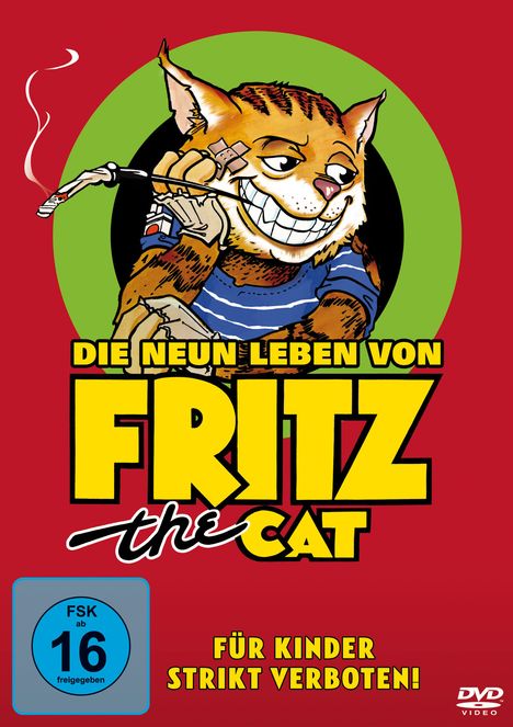 Die neun Leben von Fritz The Cat, DVD
