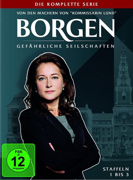 Borgen Staffel 1-3 (Komplette Serie), 11 DVDs