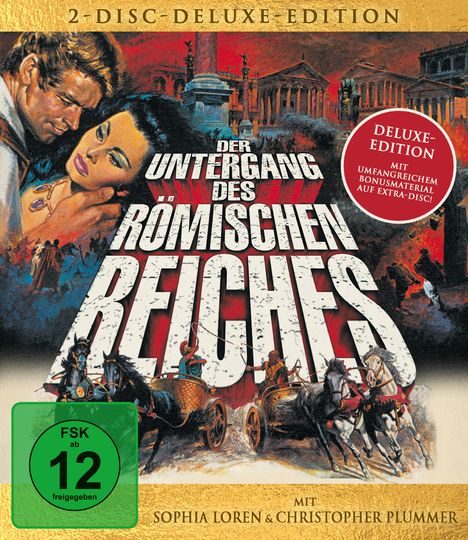 Der Untergang des Römischen Reiches (Blu-ray &amp; DVD), 1 Blu-ray Disc und 1 DVD