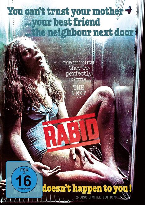 Rabid (1977) (Limited Fridge Edition) (Blu-ray &amp; DVD), 1 Blu-ray Disc und 1 DVD