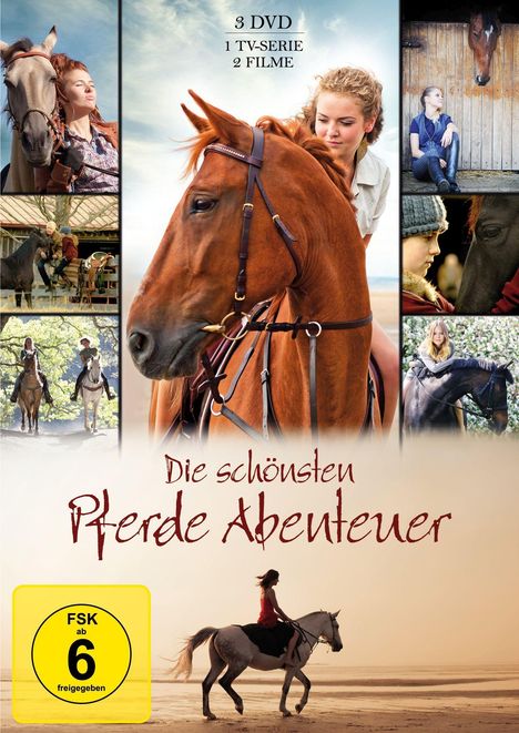 Die schönsten Pferde Abenteuer, 3 DVDs