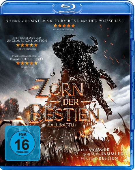 Zorn der Bestien (Blu-ray), Blu-ray Disc