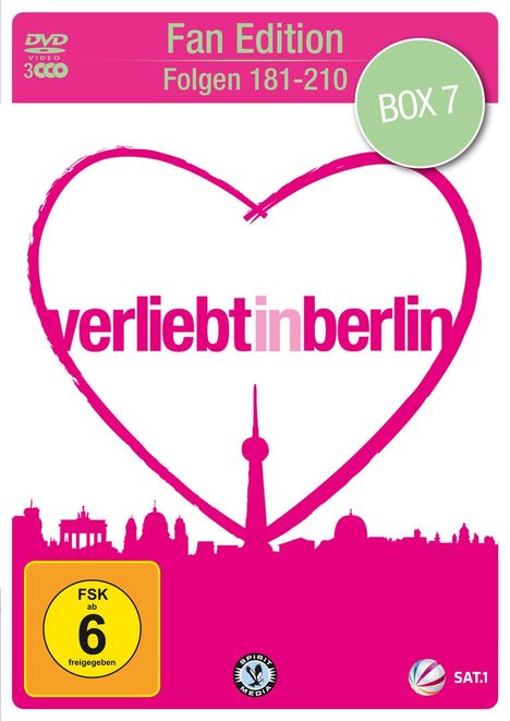 Verliebt in Berlin Box 7 (Folgen 181-210), 3 DVDs