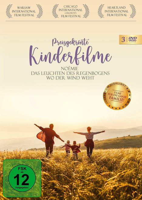 Preisgekrönte Kinderfilme, 3 DVDs