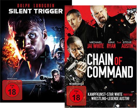 Silent Trigger / Chain of Command, 2 DVDs