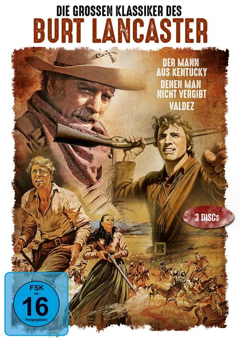 Die grossen Klassiker des Burt Lancaster, 3 DVDs