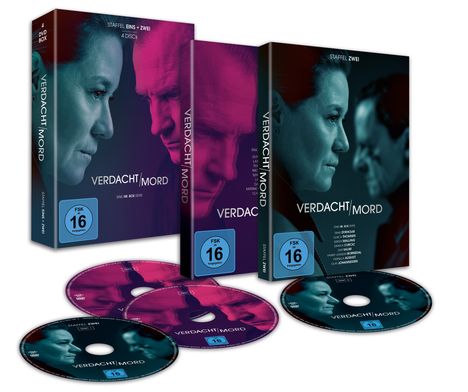 Verdacht/Mord Staffel 1 &amp; 2, 4 DVDs