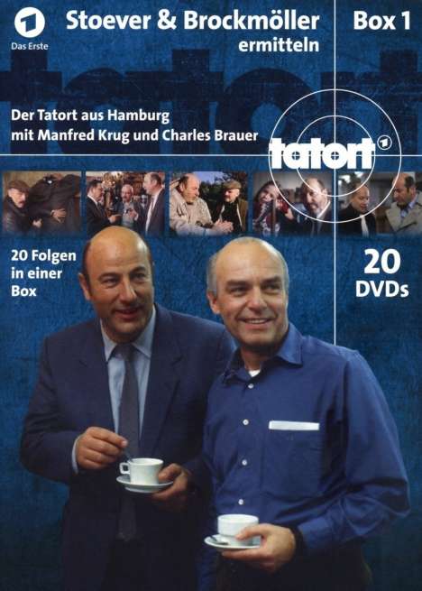 Tatort Hamburg - Stoever &amp; Brockmöller ermitteln Box 1, 20 DVDs
