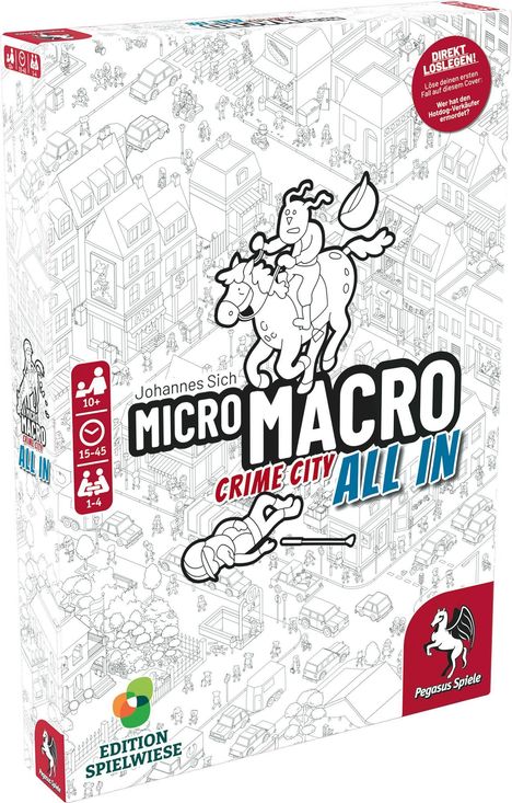 MicroMacro: Crime City 3 - All In (Edition Spielwiese), Spiele