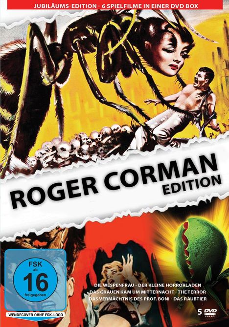 Roger Corman Edition (6 Filme auf 5 DVDs), 5 DVDs