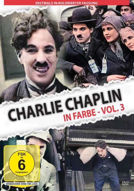 Charlie Chaplin in Farbe Vol. 3, DVD