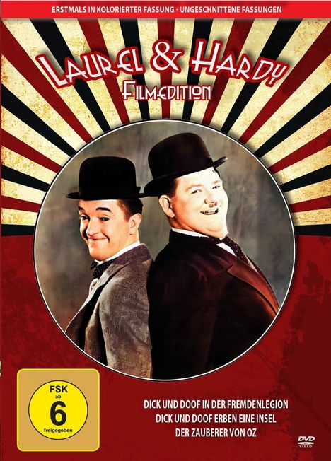 Laurel &amp; Hardy Filmedition 1, 3 DVDs