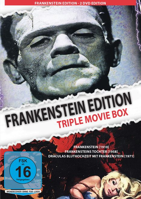 Frankenstein Edition - Triple Movie Box, 2 DVDs