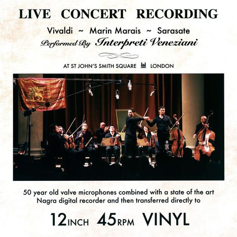Interpreti Veneziani - Live Concert Recording (180 g) (12'' 45 rpm), LP