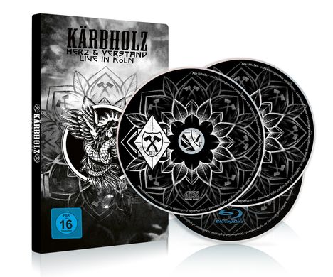 Kärbholz: Herz &amp; Verstand: Live in Köln, 2 CDs und 1 Blu-ray Disc