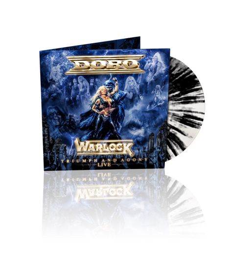 Doro: Warlock - Triumph And Agony Live (Marbled Black &amp; White Vinyl), LP