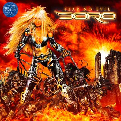 Doro: Fear No Evil (Limited Edition) (Blue White Marbled Vinyl), 2 LPs