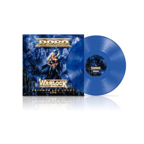 Doro: Warlock: Triumph &amp; Agony Live (Reissue) (Limited Edition) (Translucent Blue Vinyl), LP
