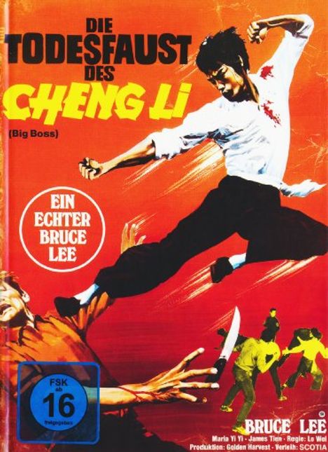 Die Todesfaust des Cheng Li (Blu-ray &amp; DVD im Mediabook), 1 Blu-ray Disc und 1 DVD