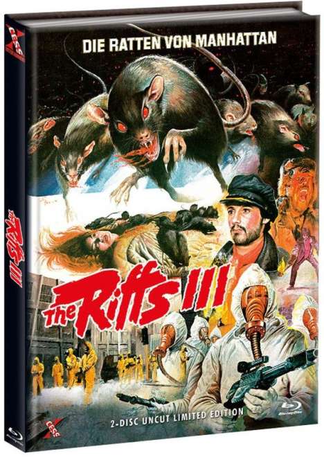 The Riffs 3 - Die Ratten von Manhattan (Blu-ray &amp; DVD im Mediabook), 1 Blu-ray Disc und 1 DVD