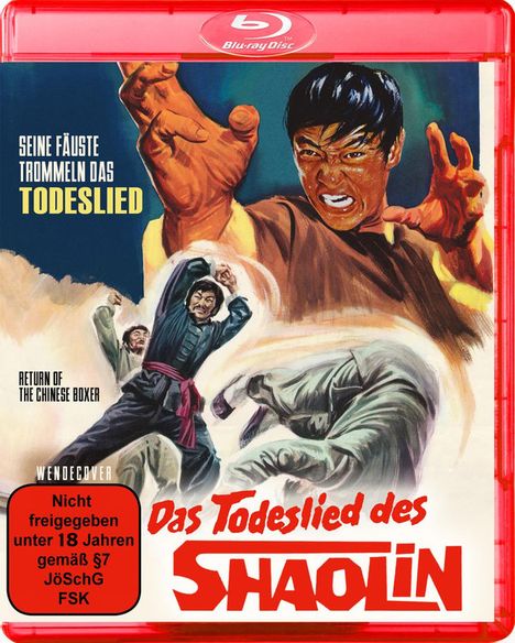 Das Todeslied des Shaolin (Blu-ray), Blu-ray Disc