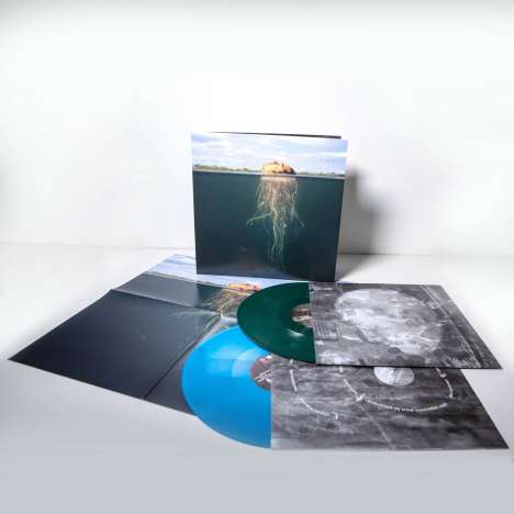 The Mars Volta: De-Loused In The Comatorium (remastered) (Indie Retail Exclusive) (Sky Blue &amp; Dark Green Vinyl), 2 LPs