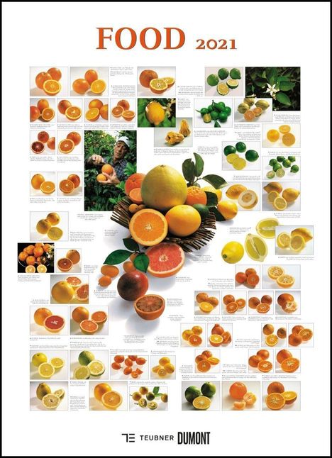 FOOD 2021 - Lebensmittel-Warenkunde - Küchen-Kalender von DU, Kalender