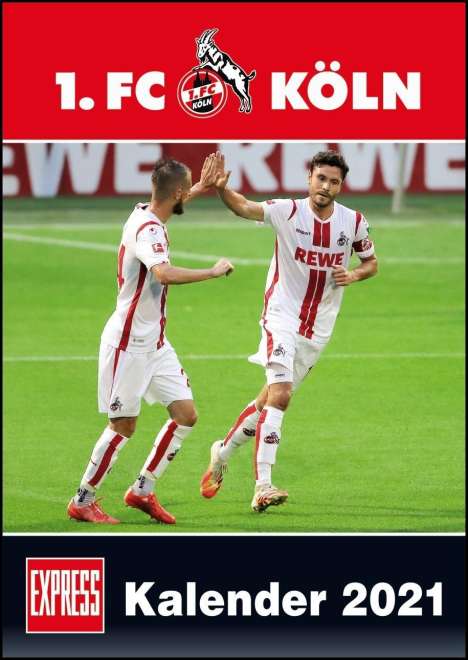 1. FC Köln 2021 - Fußball-Kalender 2021 - Fankalender - 29,7 x 42 cm, Kalender