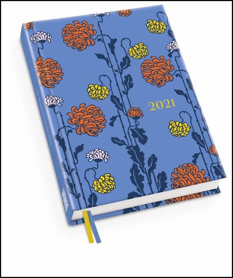 Taschenkalender »Chrysanthemen« 2021, Kalender