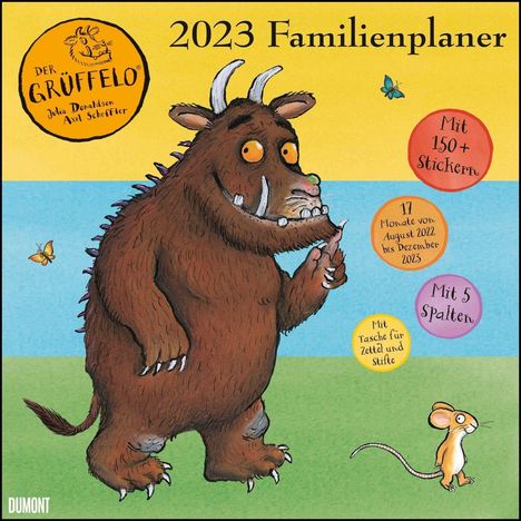 Julia Donaldson: Der Grüffelo Familienplaner 2023, Kalender