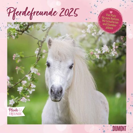 Pferdefreunde 2025 - Broschürenkalender - Kinder-Kalender - Format 30 x 30 cm, Kalender