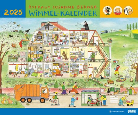 Wimmel-Kalender 2025 - DUMONT Kinderkalender - Wandkalender 60 x 50 cm - Spiralbindung, Kalender