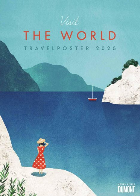 Travelposter 2025 - Reiseplakate-Kalender von DUMONT- Wand-Kalender - Poster-Format 50 x 70 cm, Kalender