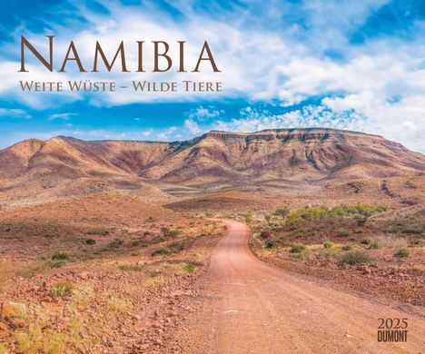 Namibia 2025 - Foto-Kalender - Poster-Kalender - 60x50 - Wildnis - Natur - Reisen, Kalender