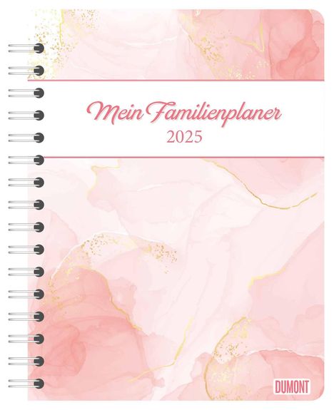 DUMONT - Colour 2025 Familienplaner-Buch, 17,5x23,1cm, Planer mit stabilem Schutzcover und 80 Notizkarten zum Heraustrennen, mit Haushaltstipps und vielen Sonderseiten, Buch