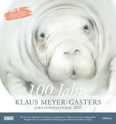 100 Jahre Klaus Meyer-Gasters Jubiläumskalender 2025 - Kunst-Kalender - Wand-Kalender - 45 x 48 cm, Kalender