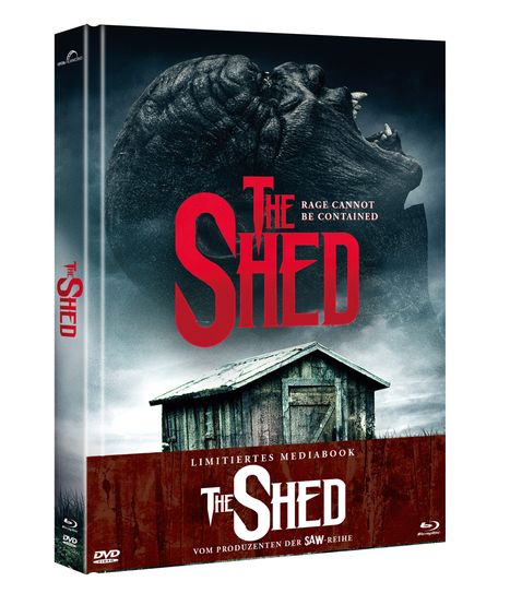 The Shed (Blu-ray & DVD im Mediabook), 1 Blu-ray Disc und 1 DVD