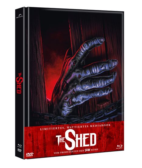 The Shed (Blu-ray & DVD im wattierten Mediabook), 1 Blu-ray Disc und 1 DVD