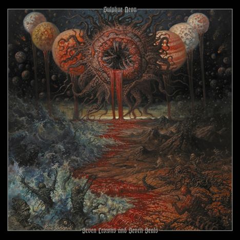 Sulphur Aeon: Seven Crowns And Seven Seals (180g) (Red/Black Vinyl), LP