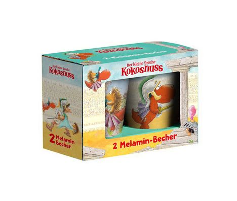 Der kleine Drache Kokosnuss - Melaminbecher Set, Diverse